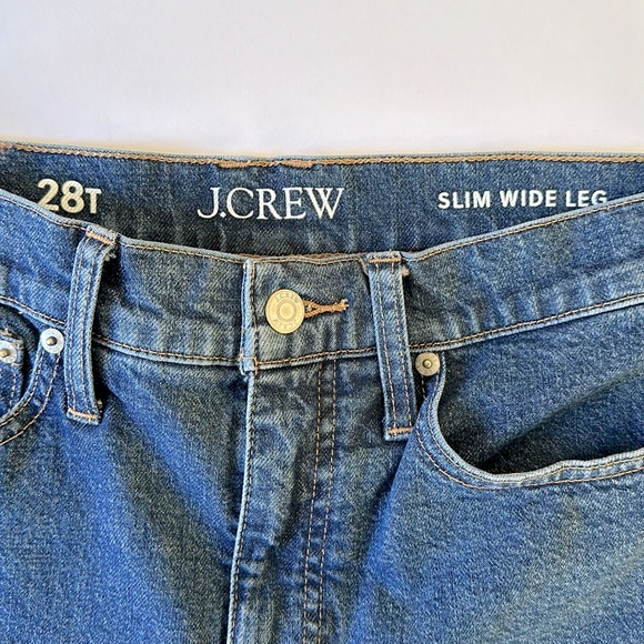 J. Crew Slim Wide Leg Jeans - Picture 6 of 9